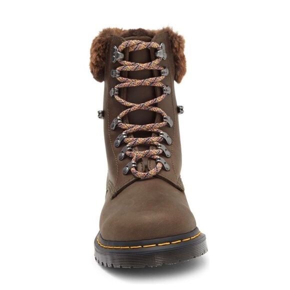 Dr. Martens | 1460 Serena Faux Fur Trim Boot - Picture 4 of 10
